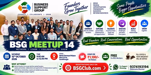BSG Meetup 14, Founder to Founder Networking