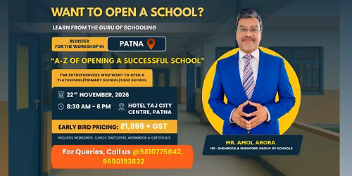 A-Z of Opening a Successful School, Patna