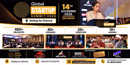 Global Startup Summit 2026 | Chennai