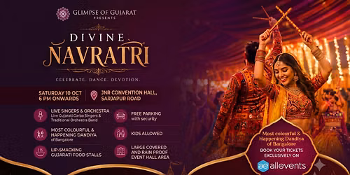 Divine Navratri Garba & Dandiya 2026 with Singer & Live Orchestra