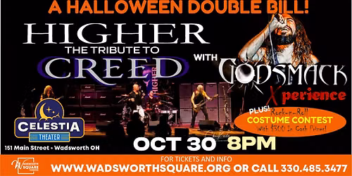 HIGHER: The Tribute to Creed With GODSMACK Experience