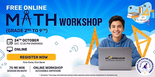 FREE Online Advanced Math Workshop for Kids at Montreal, QC (Ages 7\u201316)