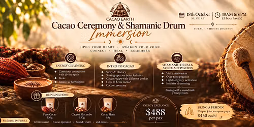 Cacao & Shamanic Drumming Immersion