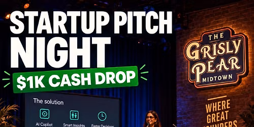Startup Pitch Night: $1K Cash Drop (AI Optional) | by 1PB.org