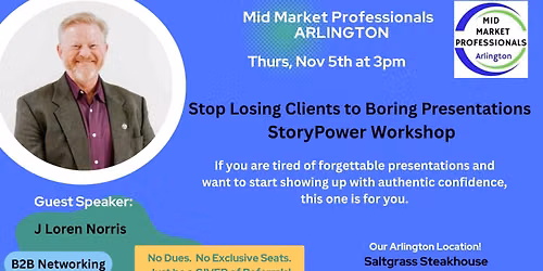 Nov 5 - MMP Arlington- StoryPower Workshop