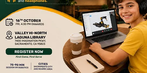 FREE Robotics & STEM Workshop for Kids in Sacramento CA (Ages 716)