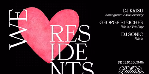 WE LOVE RESIDENTS