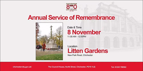 Annual Service of Remembrance 2026