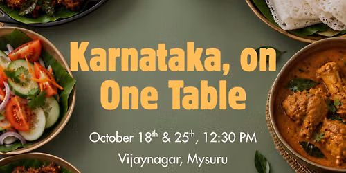 Karnataka on One Table: A Home-Hosted Lunch in Mysuru