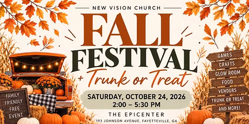 Free Fall Festival & Trunk-or-Treat 2026 | Fayetteville, GA