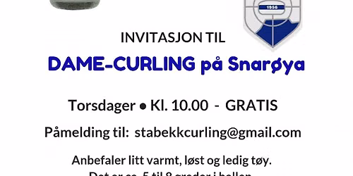 Damecurling p\u00e5 Snar\u00f8ya