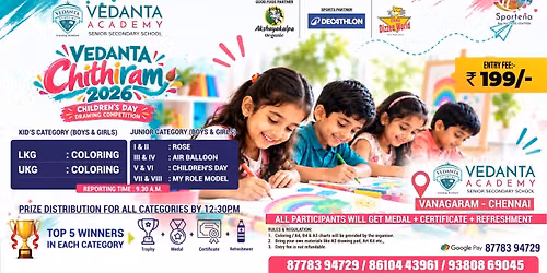 VEDANTA CHITHIRAM DRAWING COMPETITION