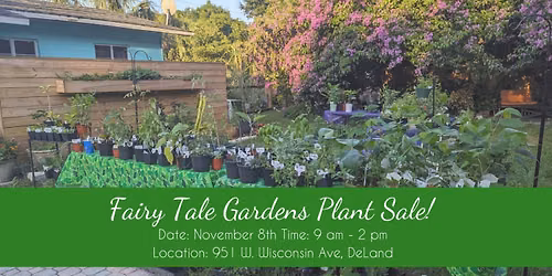 Fairy Tale Gardens Plant Sale 