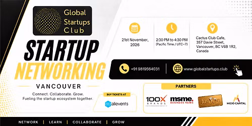 Global Startups Club | Startup Networking Vancouver