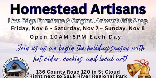 Homestead Artisans Pop-Up Shop: Holiday Open House