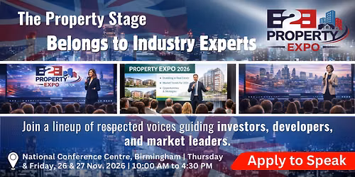 Property Expo 2026 | Become A Speakers At Premier B2B Show