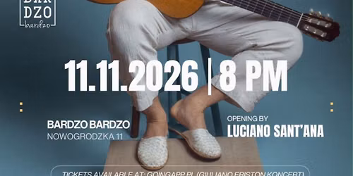 Giuliano Eriston (The Voice Brasil winner) \u2013 live in Warsaw | 11.11.2026
