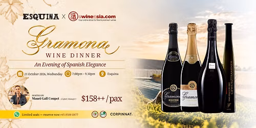 Gramona Wine Dinner: An Evening of Spanish Elegance