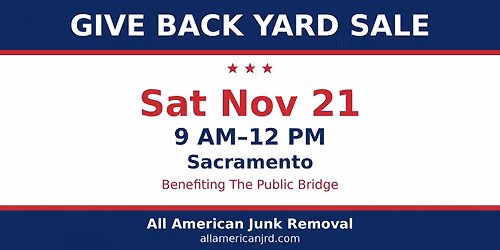 All American Give-Back Yard Sale