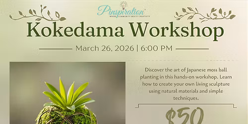 Kokedama Workshop \u2013 Explore the Art of Traditional Japanese Plant Design