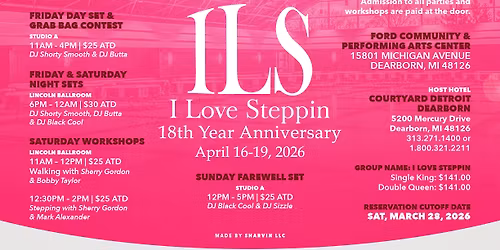 I Love Steppin 18th Year Anniversary