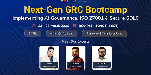Next-Gen GRC Bootcamp