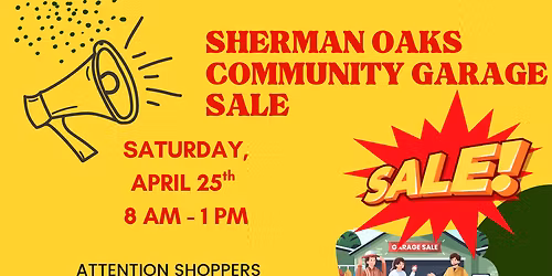 Sherman Oaks Community Garage Sale