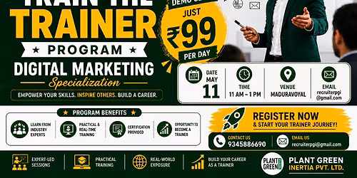 Train the Trainer Digital Marketing Program