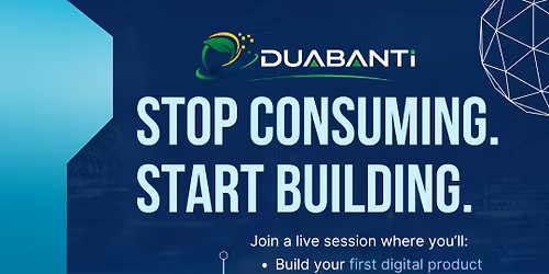 Stop Consuming. Start Building.