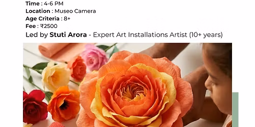 Crepe Paper Flower Workshop