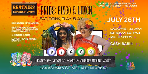 Beatniks Pride: Drag Bingo & Lunch