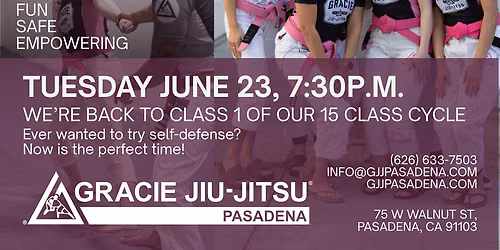 Women Empowered: Gracie Jiu-Jitsu Intro Class