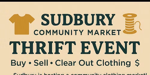 Sudbury Community Thrift Event