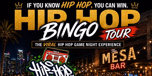 Hip Hop Bingo SAN DIEGO, CA