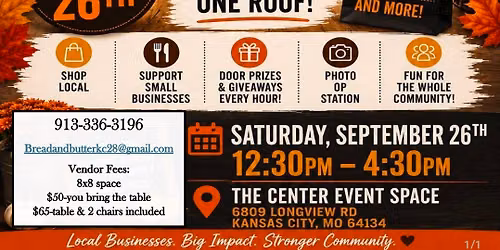 September to Remember Pop-Up Market