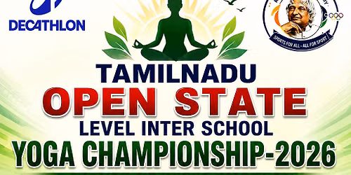 Tamil Nadu Open State Inter School Yoga Championship 2026