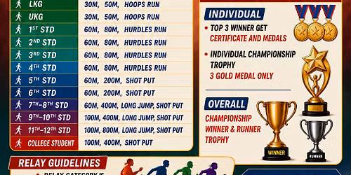 State Level Inter School Athletic Championship 2026