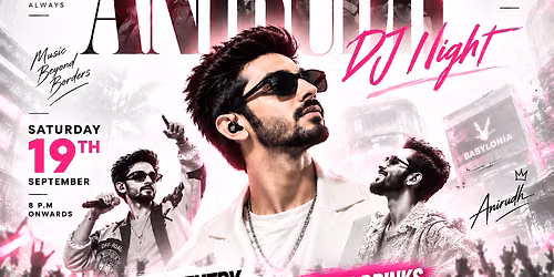 Anirudh DJ Night