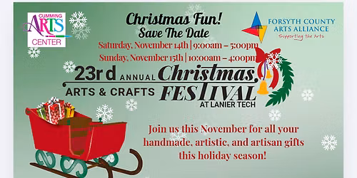 23rd Annual Christmas Arts & Crafts Festival