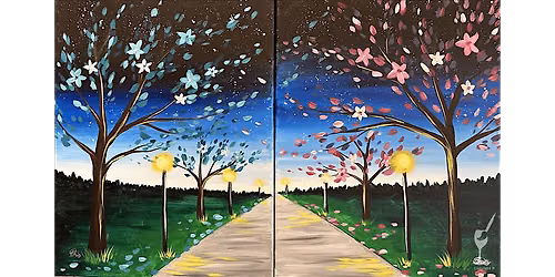 Park at Night - Paint and Sip in San Antonio | Classpop!\u2122