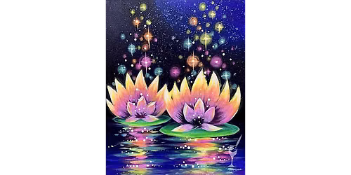 Glow of the Lotus Blossoms - Paint and Sip in San Antonio | Classpop!\u2122