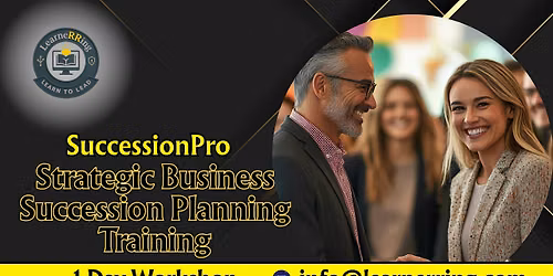 Business Succession Planning 1-Day Workshop | Arlington, TX
