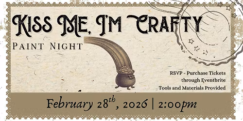 Kiss Me, I'm Crafty - Paint Night