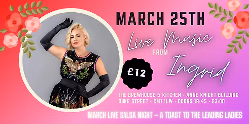 March Live Salsa Night \u2013 A Toast to the Leading Ladies