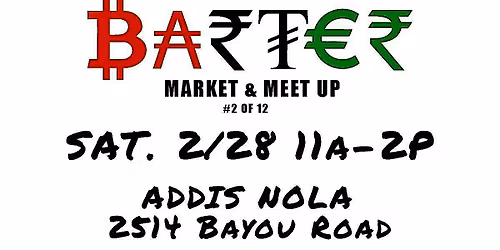 BARTER MARKET & MEET -UP #2 presented by WCWM
