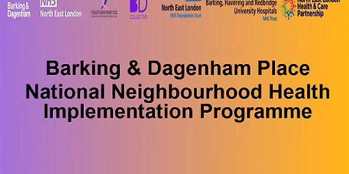 B&D West Integrated Neighbourhood Team Workshops