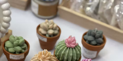 Succulent candle making workshop