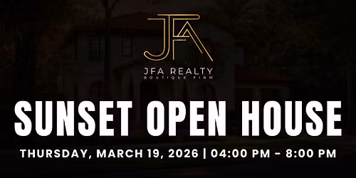 Sunset Open House: Luxury Coral Gables Development Opportunity