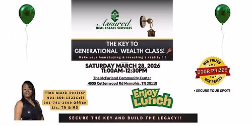 GENERATIONAL  WEALTH CLASS! Buy - Sell - Invest Event