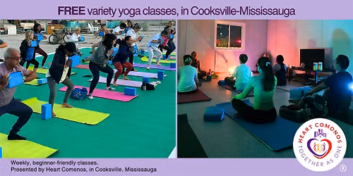 FREE Variety Yoga Classes in Cooksville (Thursdays)